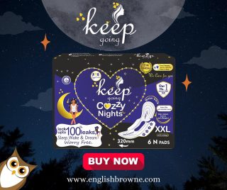 The Keep Going Cozzy Nights is 75% longer to provide extra coverage and upto 0% leaks all night, so you can sleep in your favourite sleeping position, even on periods.
.
.
.
#sanitarypad #keepgoing #sanitarynapkin #sanitarynapkins #women #womenempowerment #hygieneproducts #luxuryhygiene #staysafe